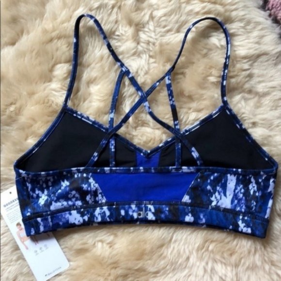 SALE Alo Yoga Goddess Bra Open Back Python Snake - Picture 2 of 6